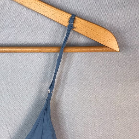 Elan V-back Cover-up Maxi Dress In Blue - Picture 5 of 7